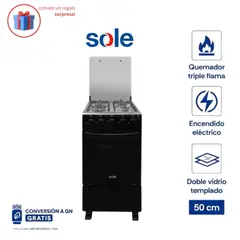 SOLE - Cocina de Pie Cali GLP 50cm COSOL042