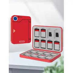 GENERICO - Estuche Pokedex Para Juegos De Nintendo Switch 16 Slots