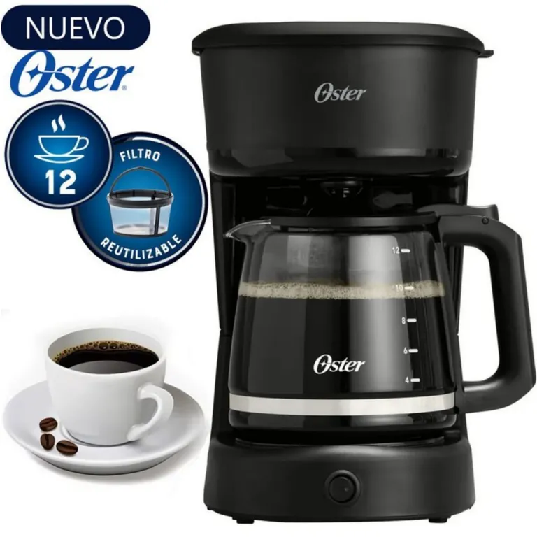 Cafetera 12 Tazas de Filtro reutilizable BVSTDCS121B