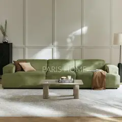 GENERICO - Sofá 4 Plazas Gala Pana - Verde Oliva