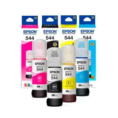 GENERICO - PACK TINTAS EPSON T544 NEGRO CYAN MAGENTA Y AMARILLO