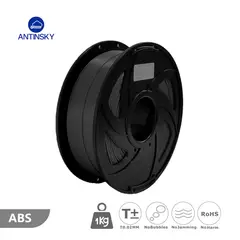 GENERICO - Filamento de Impresión 3D 1.75 mm ABS Black