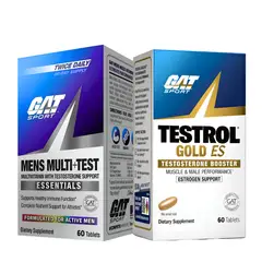 GAT - Multivitaminico Mens Multi Test SPORT - 60 Tabletas + Testrol Gold 60 Tabletas - Sport