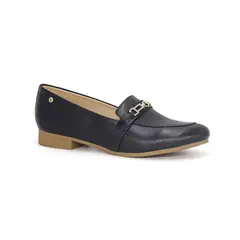 PAR&SS - Mocasín Casual De Cuero Mujer KA25Q1-SUSY Negro