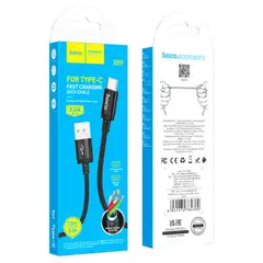HOCO - Cable de USB a USB-C X89 1M Negro de 3A