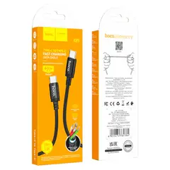 HOCO - Cable de USB Tipo C a Tipo C X89 1m Negro