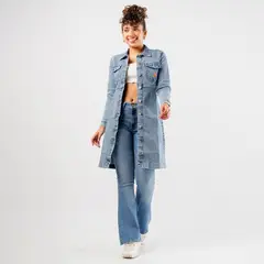 ROXJES JEANS - SACO VESTIDO LEONOR DENIM SEMI STRETCH MUJER