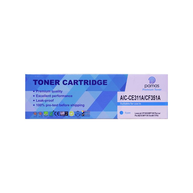 Toner PAMAS Compatible HP 126A130A - CE311A CF351A-CYAN