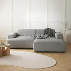 GENERICO - Sofá Derecho Seccional Esquinero 3 Plz Gala Pana - Gris