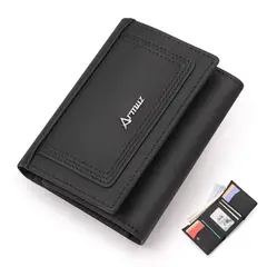 ARMUZ - Billetera de Cuero Vacuno BP992 con RFID Tres Cuerpos