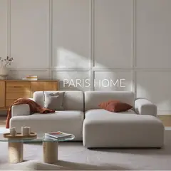 GENERICO - Sofá Derecho Seccional Esquinero 3 Plz Gala Tejido - Blanco