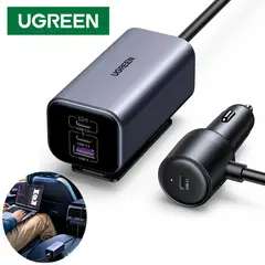 UGREEN - Cargador para Auto 150W 4 en 1 4 puertos GAN carga rapida