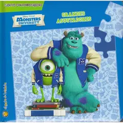 GENERICO - Libro MONSTER UNIVERSITY GRANDES ASUSTADORES con rompecabezas