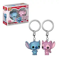 FUNKO - POP 2-PACK STICH & ANGEL LLAVERO - LILO & STITCH 2