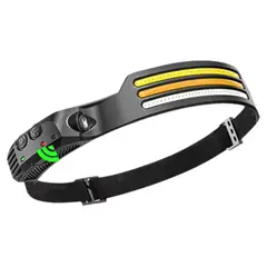 GENERICO - Linterna de Cabeza 3 Líneas BOSSNEY Linterna Frontal con Sensor L3959