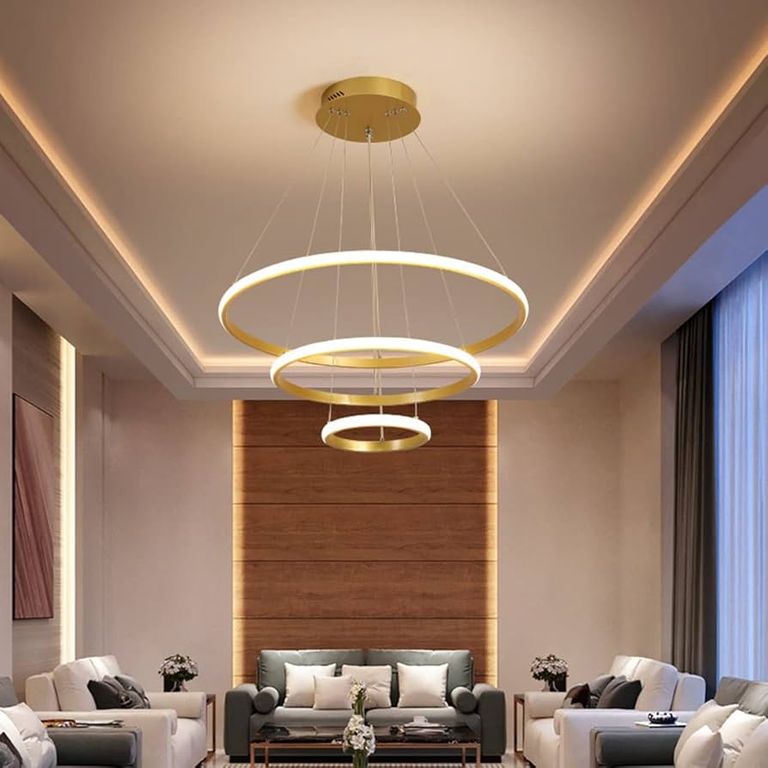 Lámpara Colgante Led Gold