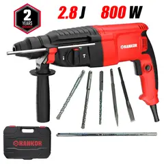 RANKOR - Rotomartillo SDS-Plus RHD80001 800W 26mm 28J 3kg