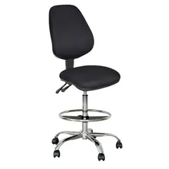 OFIDEAS - Silla Cajero Rudy Alta Color Negro