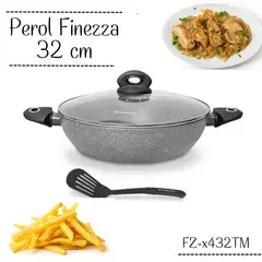 FINEZZA - Perol Ultragranito 32 cm - FZ-X432TM / Plomo