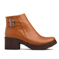 NEBULA - Botines Furry - Nébula - Camel