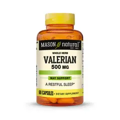 MASON NATURAL - Valeriana 500 MG - - 60 Cápsulas