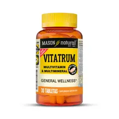 MASON NATURAL - Vitatrum Multivitamínico y Multimineral - - 30 Tabletas