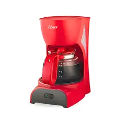 OSTER - Cafetera Eléctrica de 4 Tazas de Capacidad Rojo BVSTDCDR5R