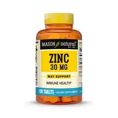 MASON NATURAL - Zinc 30 MG - - 100 tabletas