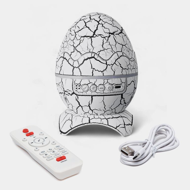 Proyector Galaxia Parlante Bluetooth Huevo de Dinosaurio