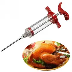 GENERICO - Inyector Jeringa de carne marinadas condimentos para pollo o pavo
