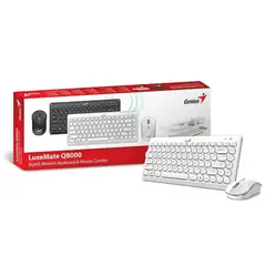 GENIUS - KIT TECLADO + MOUSE LUXEMATE Q8000 31340013410 WIRELESS WHITE