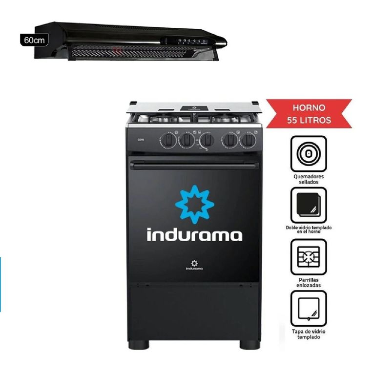COMBO COCINA GOYA Y CAMPANA CEI-602NE