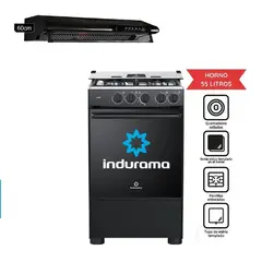 INDURAMA - COMBO COCINA GOYA Y CAMPANA CEI-602NE