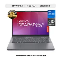 LENOVO - Laptop IdeaPad Slim 3 10ma Gen Intel Core i7 16GB RAM 512GB SSD 14" WUXGA