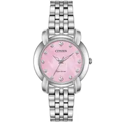 CITIZEN - Reloj Jolie Diamond Eco-Drive Acero Inox EM0710-54Y
