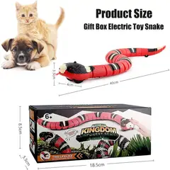 GENERICO - Serpiente interactiva recargable - Juguete para gato