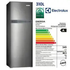 ELECTROLUX - Refrigeradora Frost 308L ERT45G2HQI