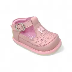 GENERICO - Zapato Pibe Clásico semi-ortopédico Pastel para niña bebé