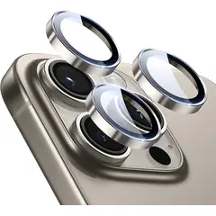 GENERICO - Protector De Cámara IPhone 16 Pro / 16 Pro Max Plateado