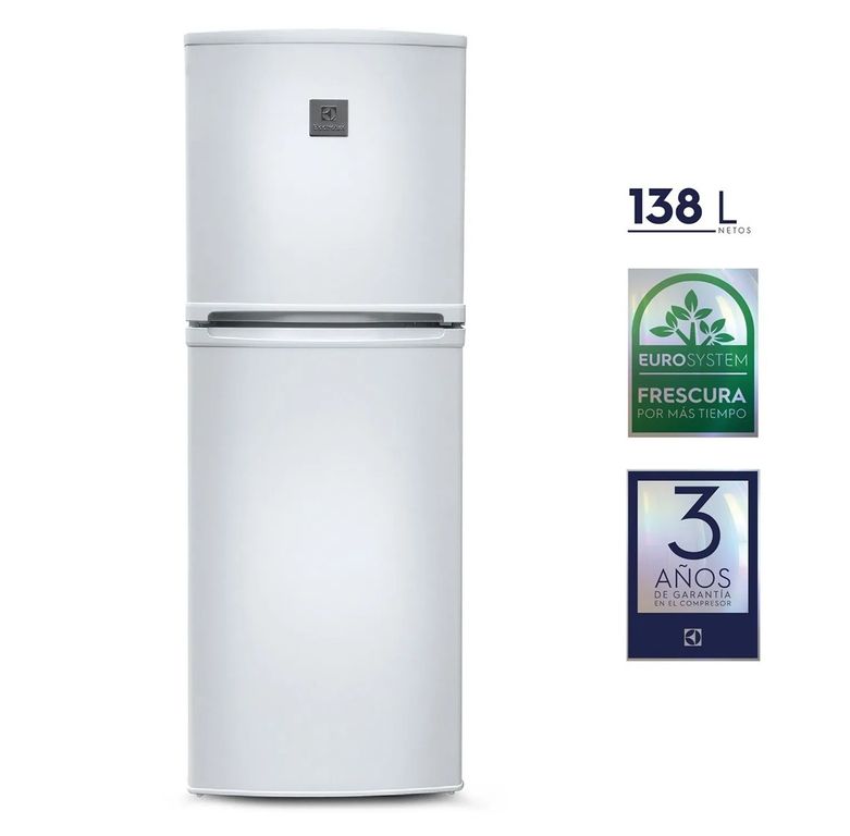 REFRIGERADORA 138L ERT18G2HNW BLANCA