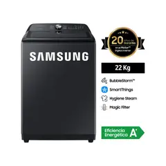 SAMSUNG - Lavadora Bubble Smart 22Kg WA22A8377GVPE