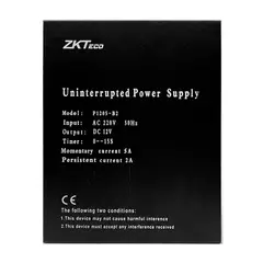 ZKTECO - P1205-B2 Fuente de alimentación para respaldo 12V