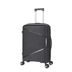 MAKEWAY - Maleta de viaje Bodega mediana 24 pulgadas - Negro