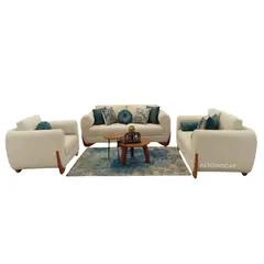 ALTO HOGAR - Juego de Sala Amarantha 3 2 1 Tapiz Antifluido Beige