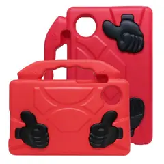 FUNDAANTIGOLPES - Funda de Goma con Diseño para Tablet Xiaomi Redmi Pad SE 8.7 Rojo