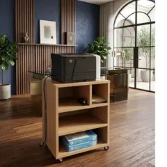 GENERICO - Mueble Auxiliar para impresora de melamina panela