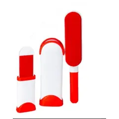 GENERICO - Removedor de Pelo de Mascota Cepillo Quita Pelusa rojo