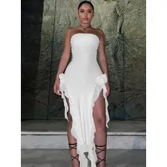 GENERICO - VESTIDO LOLITAS CORTO BLANCO K-POP FIESTA