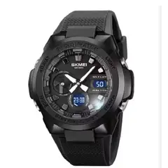 SKMEI - Reloj Sonar 2105 Hibrido Multifunción Horario Mundial