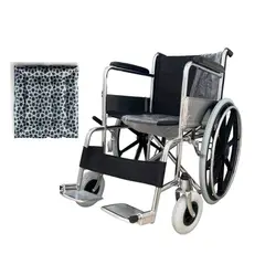OEM - SILLA DE RUEDAS CROMADA + COJIN GEL ANTIESCARAS